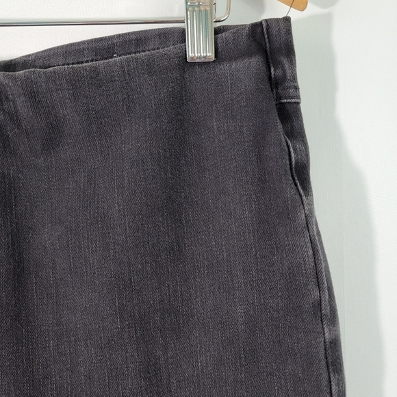 Soft Surroundings Black Skinny Stretchy Jeggings Size Large Side Pockets - Picture 4 of 11